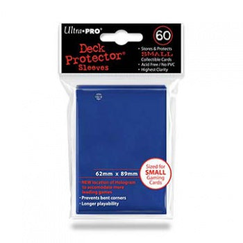 UP - Small Sleeves - Blue (60 Sleeves) 62mm x 89mm (Small)