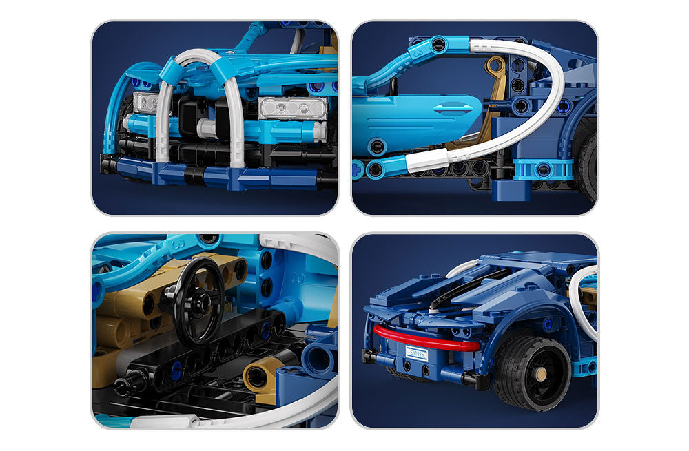 Honour Sports Car Pullback (377 Teile)