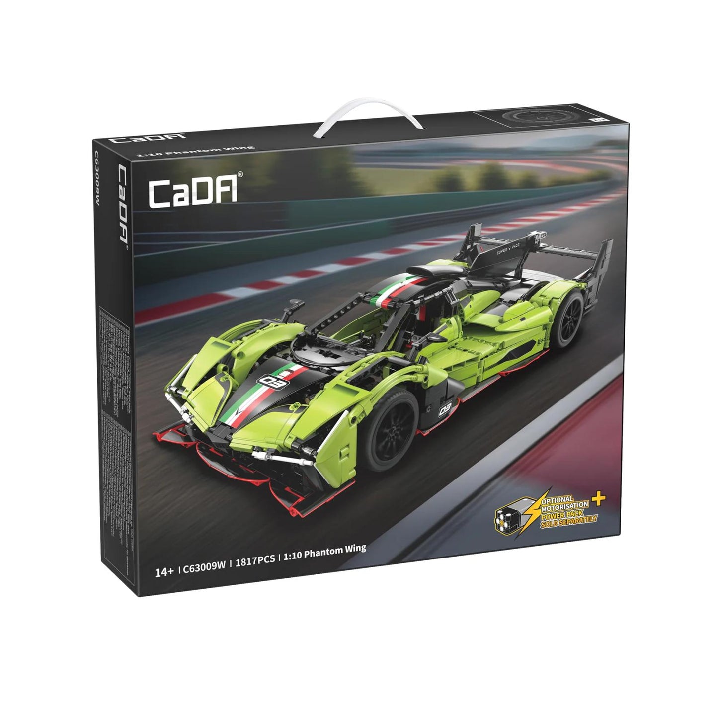 CaDA Phantom Wing Super Sport Car (1817 Teile)