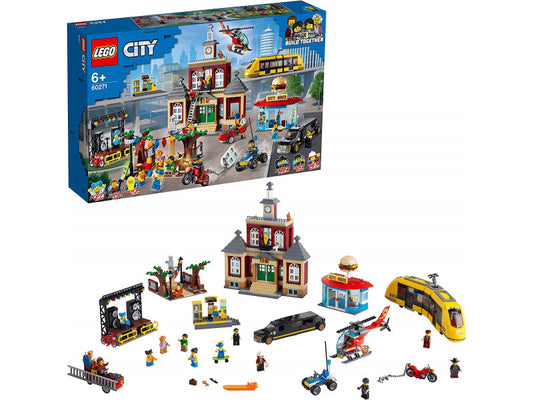 LEGO City 60271 Stadtplatz - Main Square - 1517 Teile