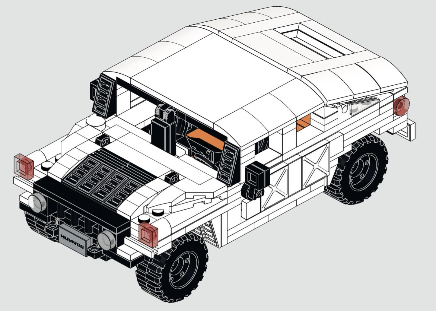 Humvee (328 Teile)