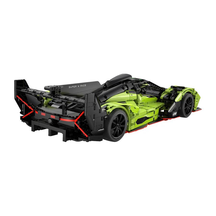 CaDA Phantom Wing Super Sport Car (1817 Teile)