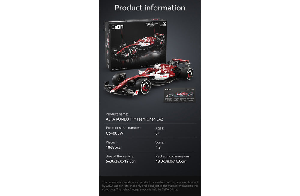 CaDA Alfa Romeo Racing (1868 Teile)