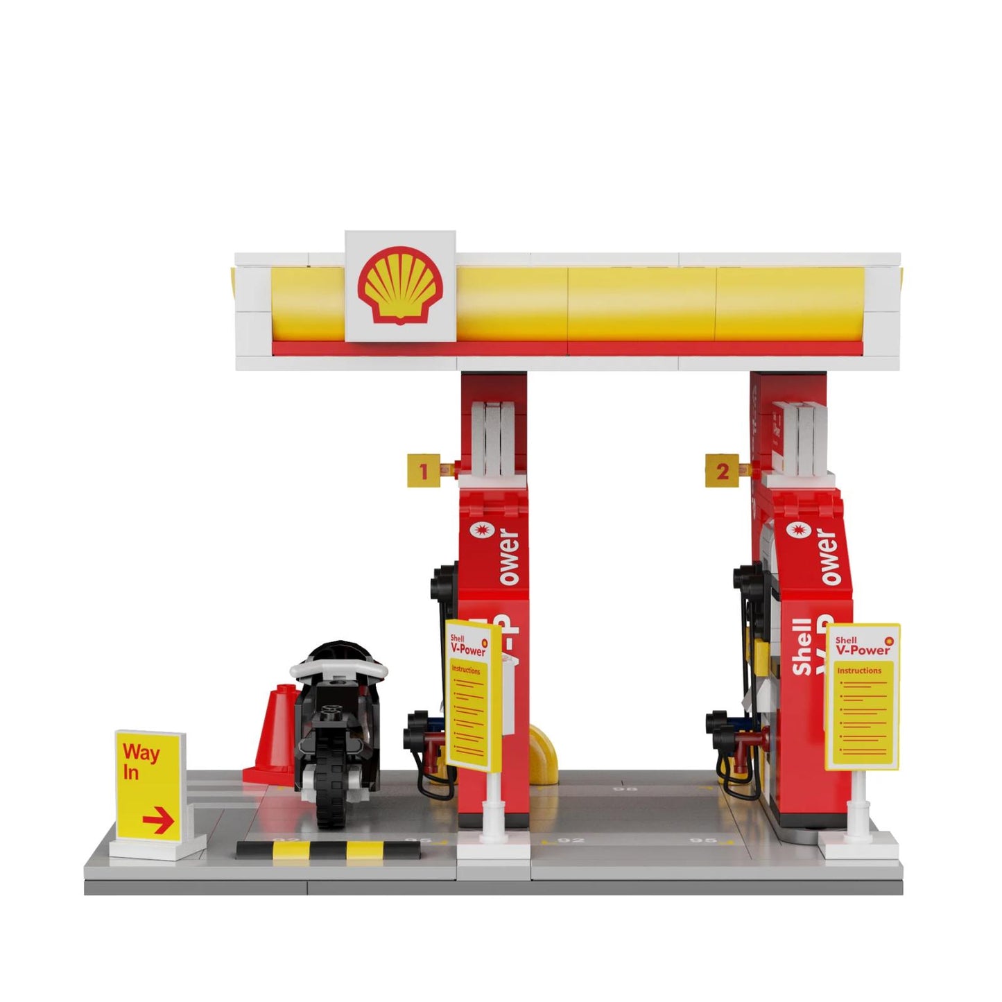 CaDA Shell Tankstelle (305 Teile)
