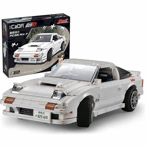 Mazda FC3S RX-7 weiß (1552 Teile) (neue Version 2025)